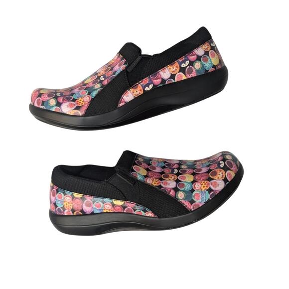 Alegria Duette Fresh Baked Nursing Shoe in Black Size 40 (US 9.5) - Picture 4 of 6